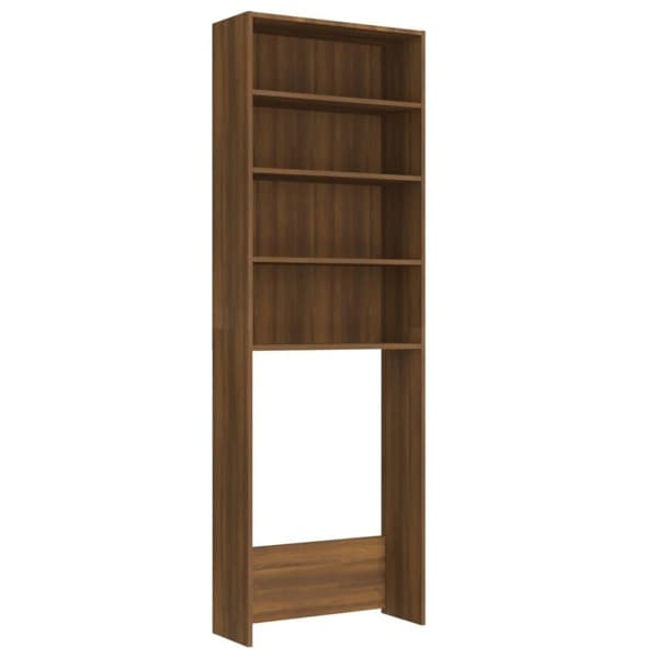 vidaXL Pesukonekaappi ruskea tammi 64x24x190 cm