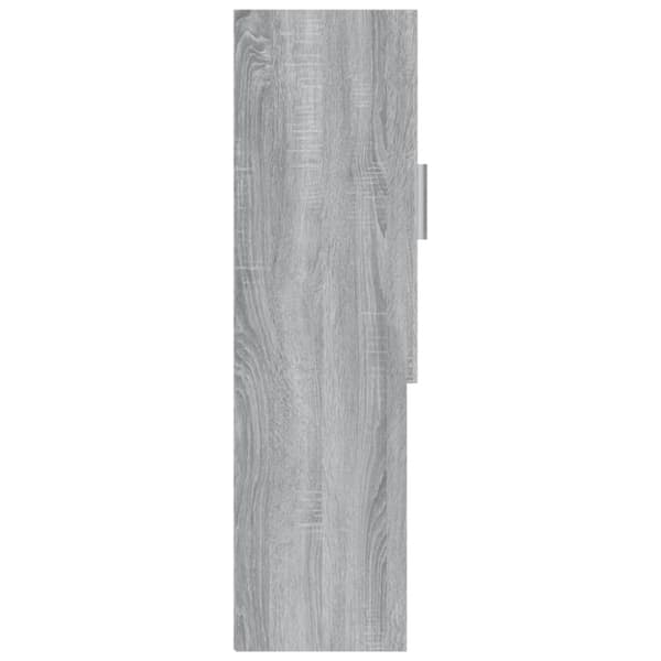 vidaXL vaskemaskineskab 70,5x25,5x90 cm grå sonoma-eg