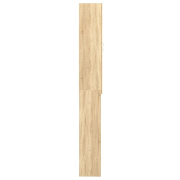 vidaXL vaskemaskineskab 64x25,5x190 cm sonoma-eg