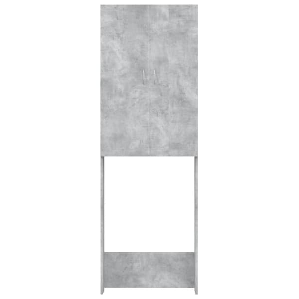 vidaXL vaskemaskineskab 64x25,5x190 cm betongrå