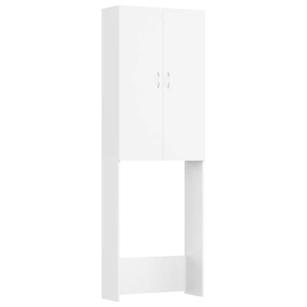 vidaXL Pesukonekaappi valkoinen 64x25,5x190 cm