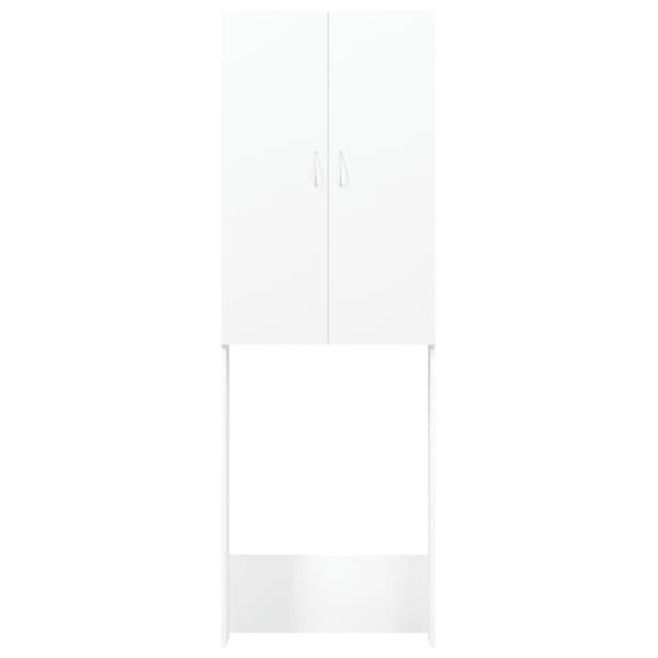 vidaXL Pesukonekaappi valkoinen 64x25,5x190 cm