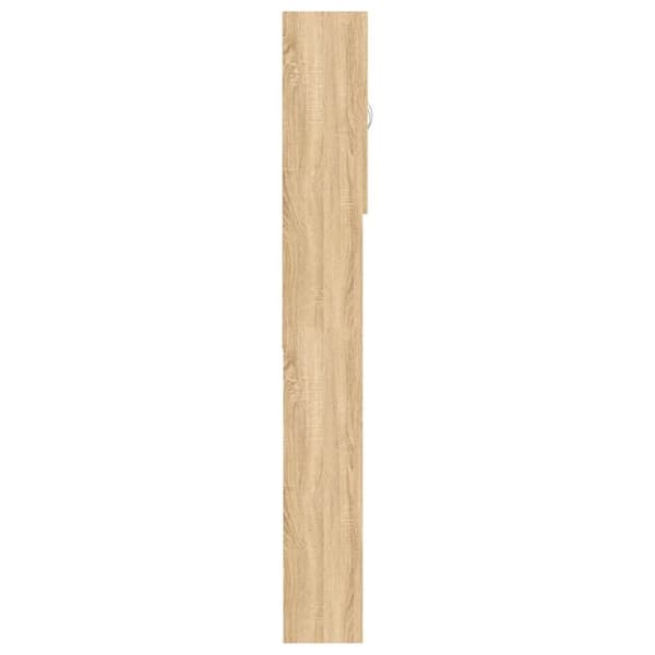 vidaXL Vaskemaskinskap sonoma eik 64x25,5x190 cm