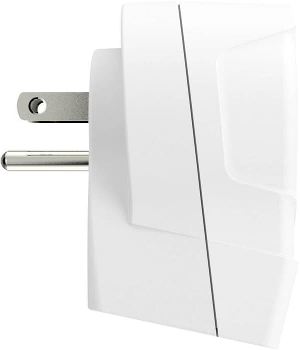 Skross Travel adapter Еurope to USA, USB,white