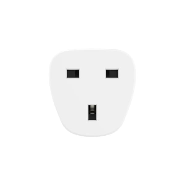 Travel Adapter Type G, 3-Pin, for Devices from the UK, 223459