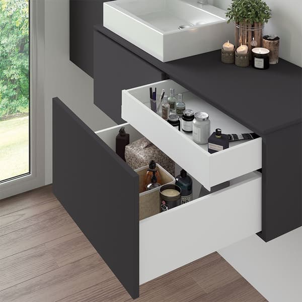Emuca Chen Eller Badrum Totex Box Kit Kit 93 Mm Med Brädor Ingår Durchsichtig