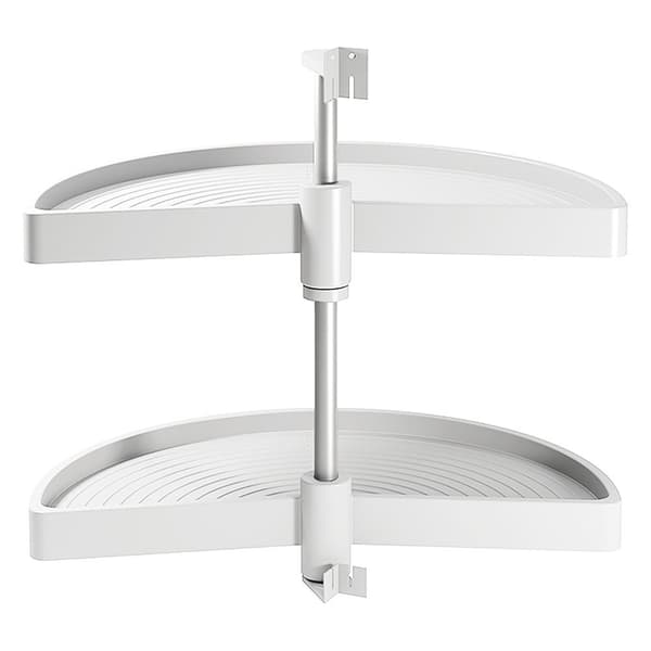 Emuca Roterende Trans Spil Shelvo 1/2 Luna Transparent