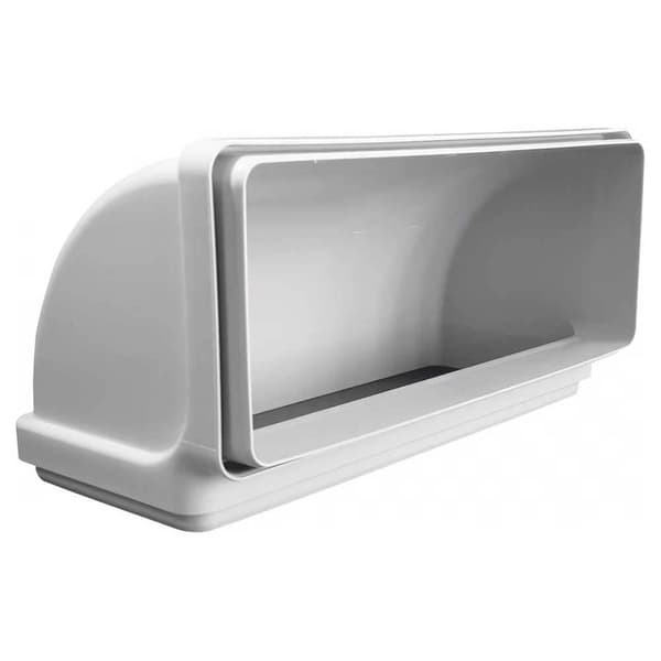 Mepamsa Huva Rektangulär Armbåge Till Rektangulär 90º 220x90 Mm Silver Vit