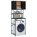 Miniatyrbillede 6 af 11: vidaXL vaskemaskineskab 68x48,5x194 cm sort