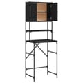 Miniatyrbillede 7 af 11: vidaXL vaskemaskineskab 68x48,5x194 cm sort