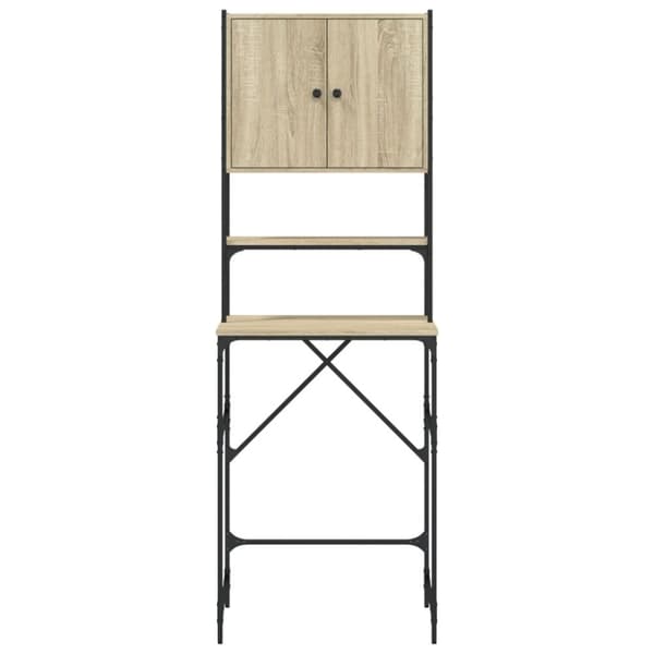 vidaXL Vaskemaskinskap sonoma eik 68x48,5x194 cm