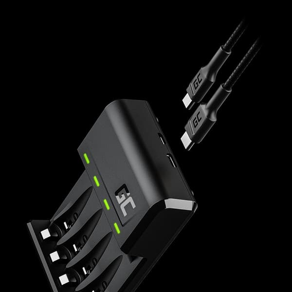 Green Cell VitalCharger - Oplader til AA AAA R6 R03 Ni-MH batterier