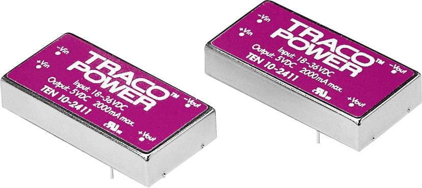 DC/DC-omvandlare kretskort TracoPower TEN 10-2415 24 V/DC 24 V/DC 415 mA 10 W Antal utgångar: 1 x