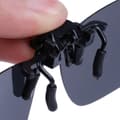 Miniatyrbild 5 av 6: Clip-on solglasögon med UV-skydd - Svarta