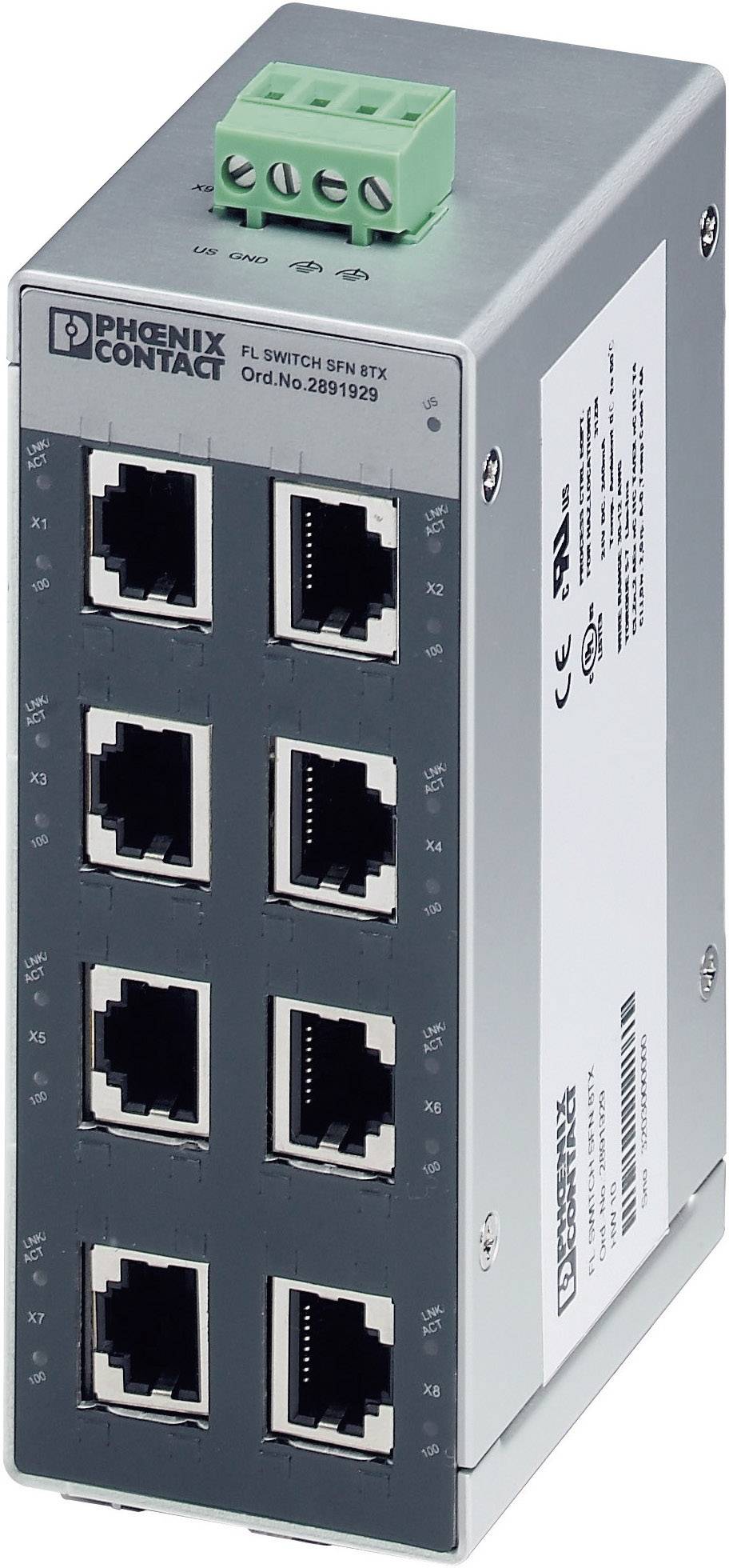 Phoenix Contact FL SWITCH SFN 8TX Industrial Ethernet Switch