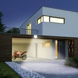 GEV Flat 018785 LED-utomhusspotlight med rörelsedetektor 20 W