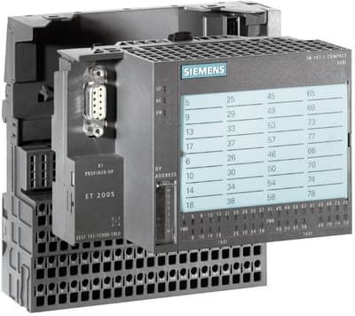 Siemens 6ES7151-1CA00-1BL0 ET 200S Compact PLC-styrningsmodul 24 V/DC