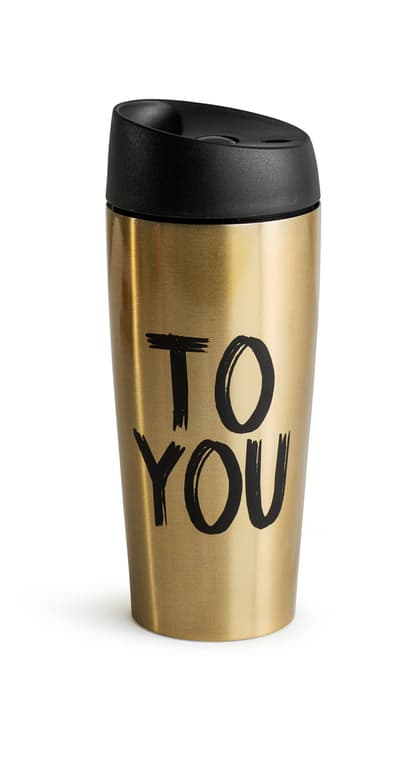 Termosmugg / Bilmugg , guld Sagaform