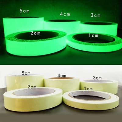 Självlysande fluoroscerande tejp - 10meter