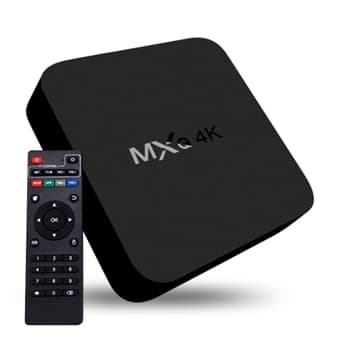 4K Full HD Mediespiller RK3229 med fjernkontroll - HDMI, WiFi, Miracast, DLNA