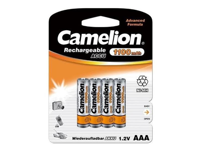 Batteri kameler AAA Micro 1100mAH (4 stk)