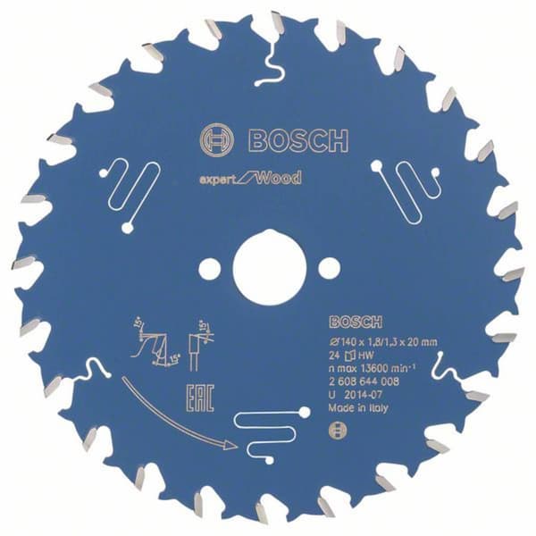 Cirkelsågsklinga Bosch Accessories 2608644008 140 mm