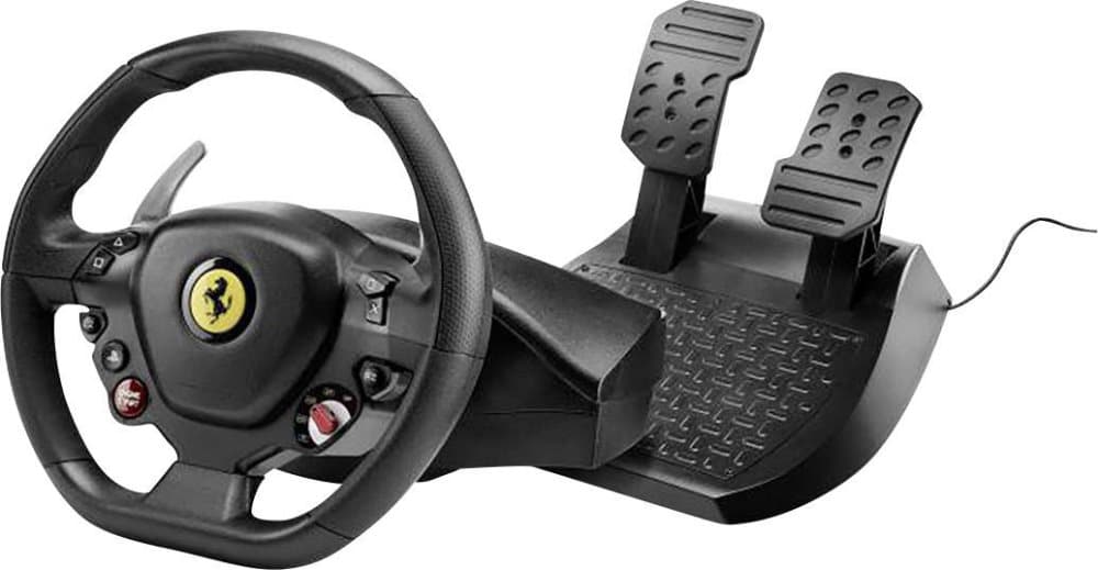 Thrustmaster T80 Ferrari 488 GTB Edition Ratt PlayStation 4 Svart inkl. Pedal, Skruvfäste