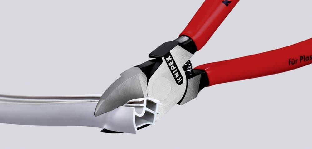Knipex 72 02 125 Verkstad Sidavbitare för plast utan facett 125 mm
