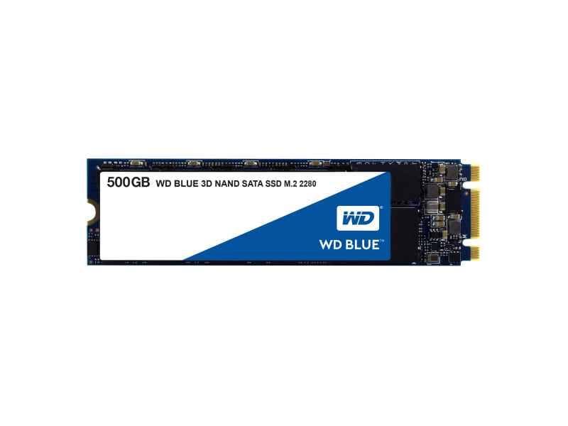 SSD 500gb WD Blue M. 2 (2280) SATAIII 3D 7mm interne bulk WDS500G2B0B