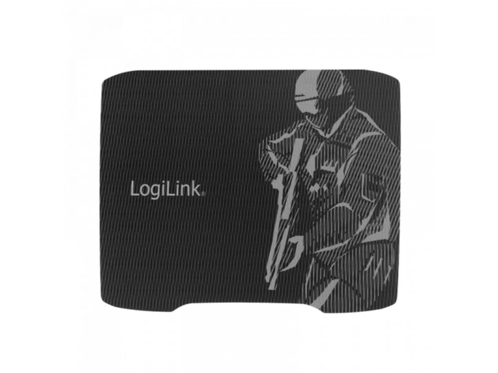 Logilink XL gaming musemåtte, 330 x 250 mm, sort med print (ID0135)
