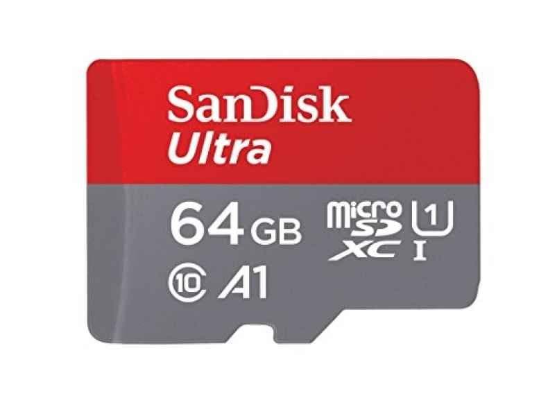 SD microSD-kort 64gb SanDisk Ultra a1 klasse 10 SDSQUAR-064G-GN6MA