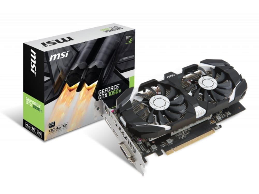 MSI GeForce GTX 1050 ti tilføjer oC-VGA-PCI-E X16 V809-2277R