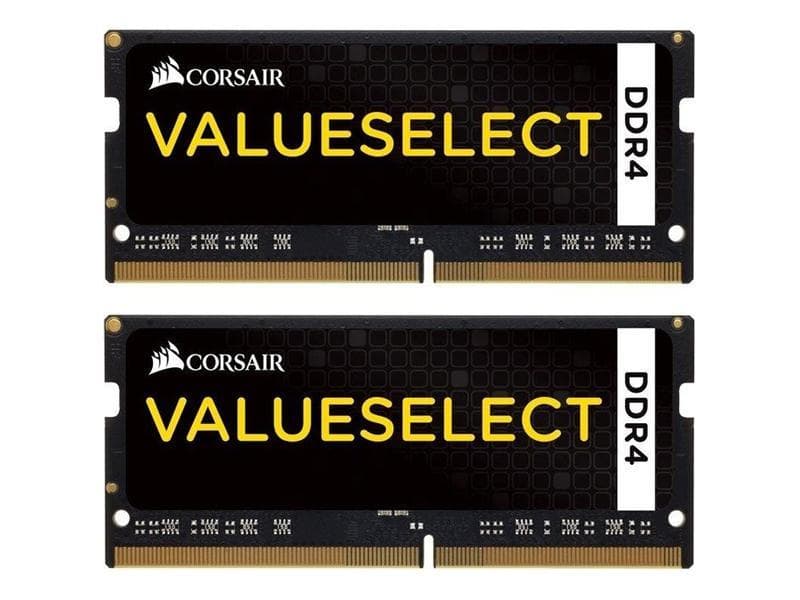 Hukommelse Corsair ValueSelect så-DDR4 2133MHz 16gb (2x 8gb) CMSO16GX4M2A2133C15