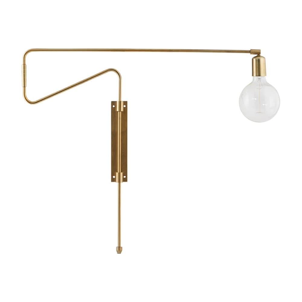 Swing Væglampe Messing 70 cm