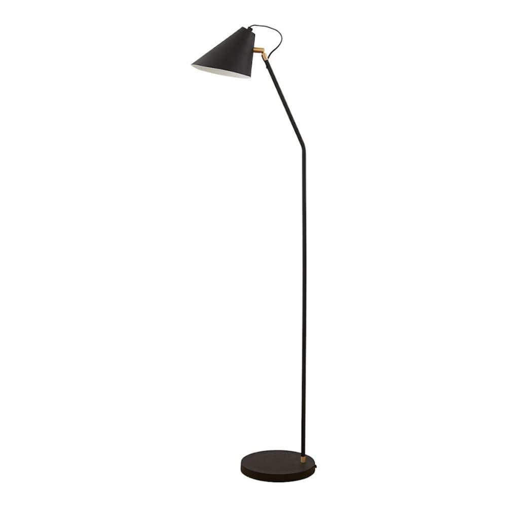 Golvlampa Club Ø 20x130cm Svart/Vit