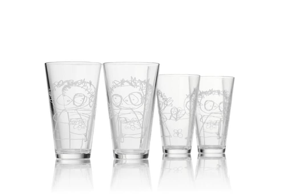 Poul pava pure friends Glas Hvid 36 cl 4-pak