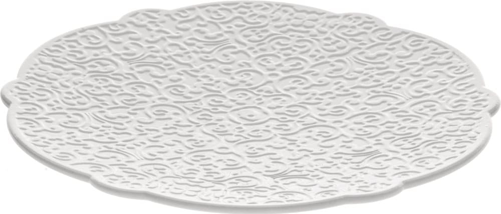 Mønstret Tefad 18,5 cm, Hvid