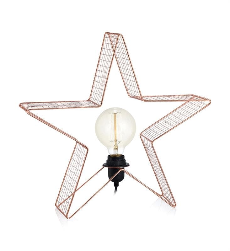 Bordsstjärna Holger 40cm Koppar
