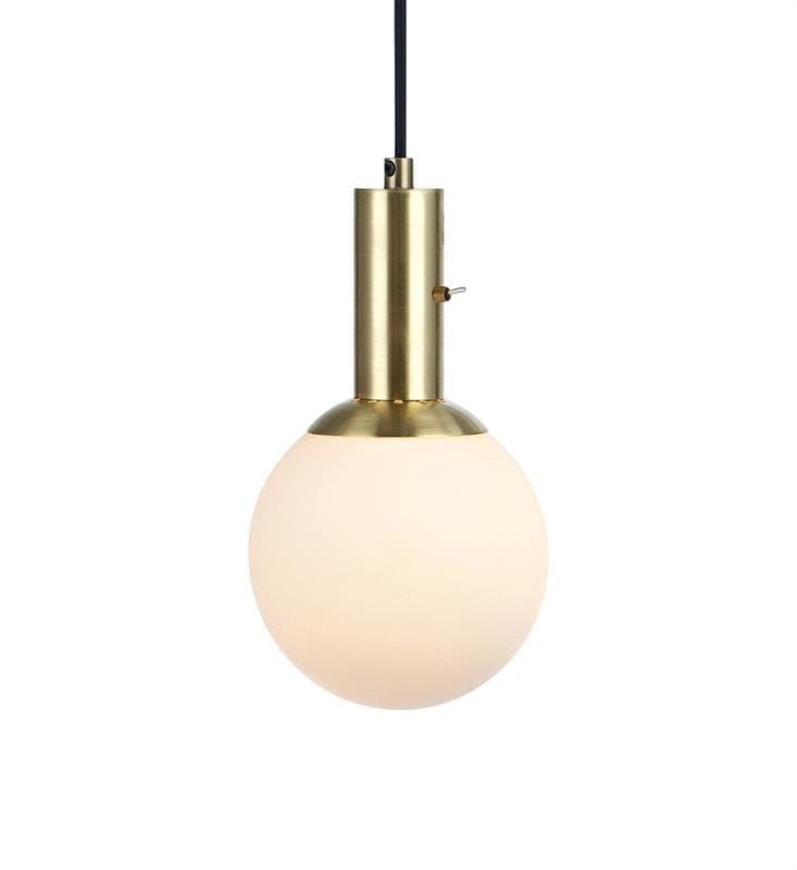 Minna Taglampe 1L Brushed Brass/White