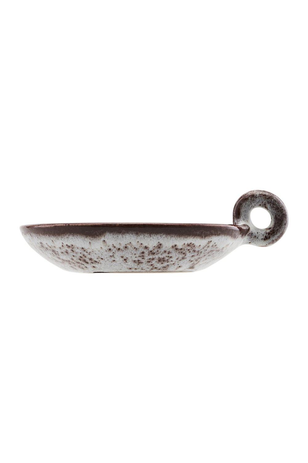 Ljushållare Freja Ø 14x5 cm Vit