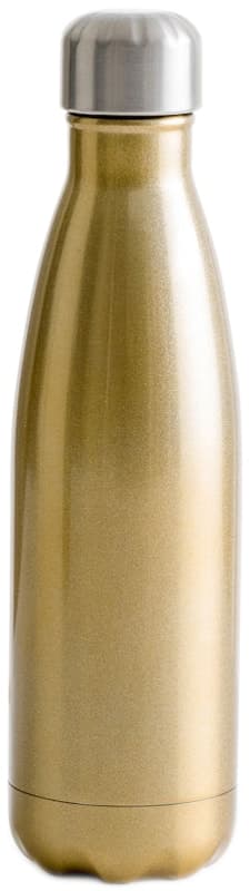 Stålflaske guld