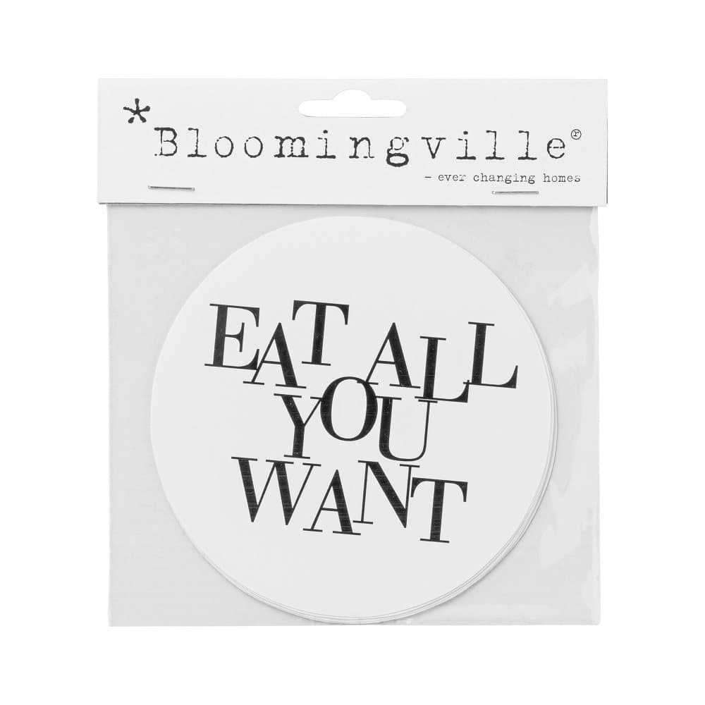 Klistermärke Eat All You Want