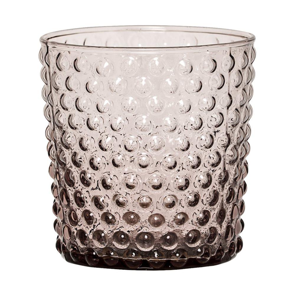 Lysholder Glas Lilla 8,5x8,5 cm