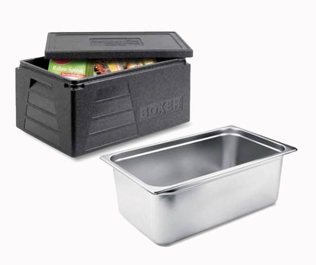 Sous Vide-Kantin Rostfritt Stål med Thermobox