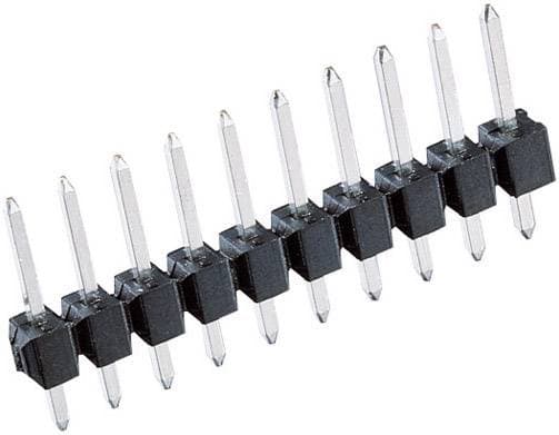 TRU COMPONENTS Stiftlist (standard) Antal rader: 1 Antal positioner per rad: 50 TC-2521025 100 st