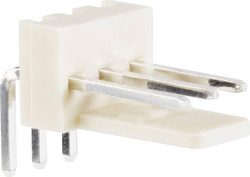 TRU COMPONENTS Stiftlist (standard) Totalt antal poler 4 Rastermått: 2.54 mm TC-2521001 100 st