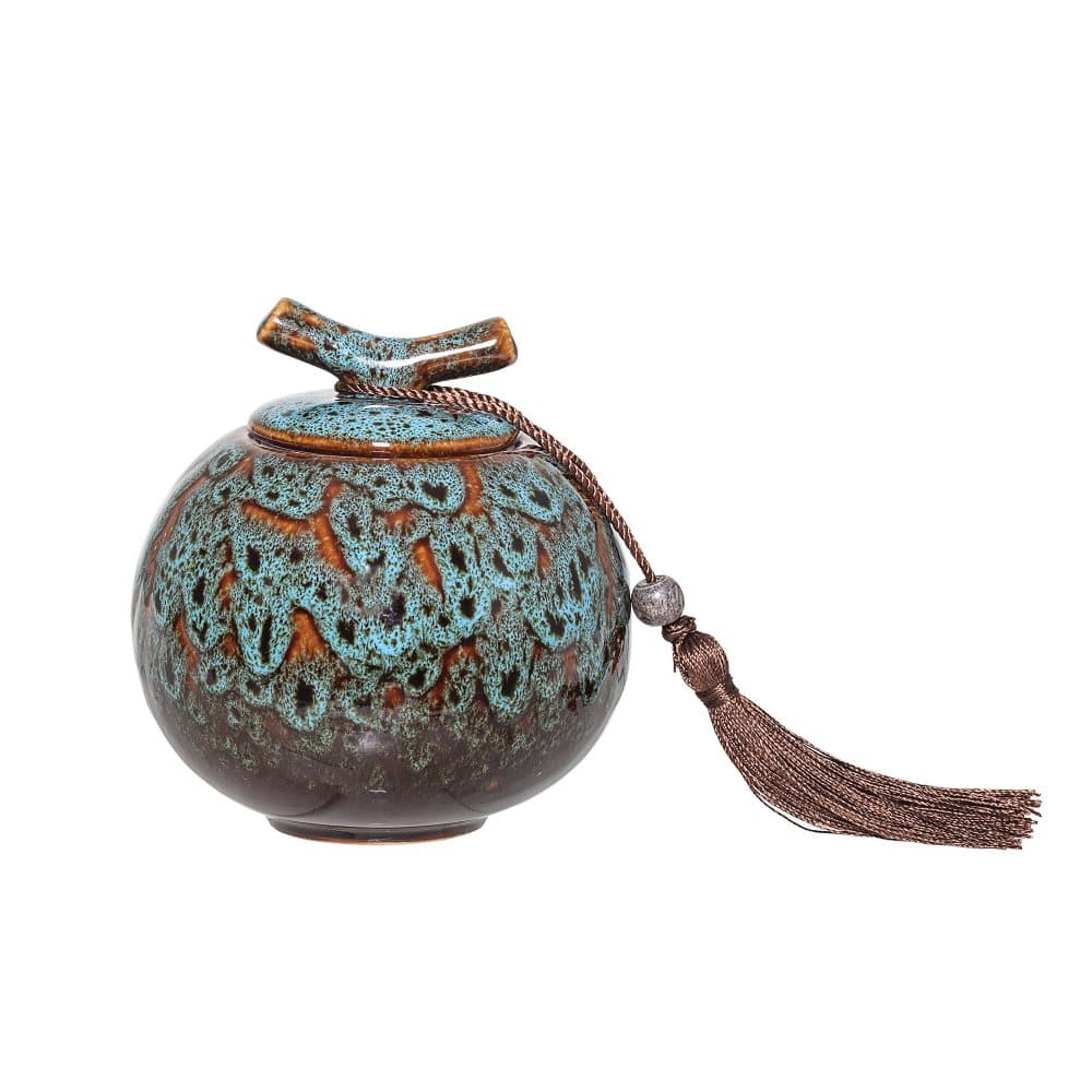 Beholder med låg Stone Brun Ø11 cm