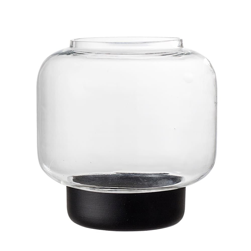 Lysholder Clear Ø14xH14,5 cm