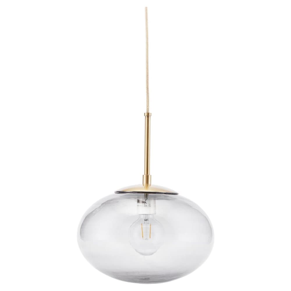 Taklampa Opal Ø22 cm - Grå