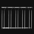 Miniatyrbilde 3 av 8: Glassholder / vinglassholder i rustfritt stål med 5 rader for hyllemontering